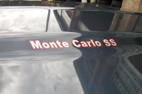 Airbrushed Lettering on hood