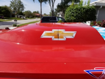 Chevy Emblem on Race Boat
