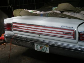 66 Plymout rear deck grill
